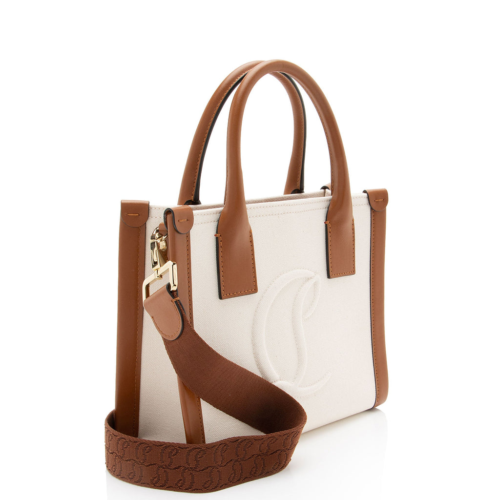 Christian Louboutin Canvas By My Side Tote