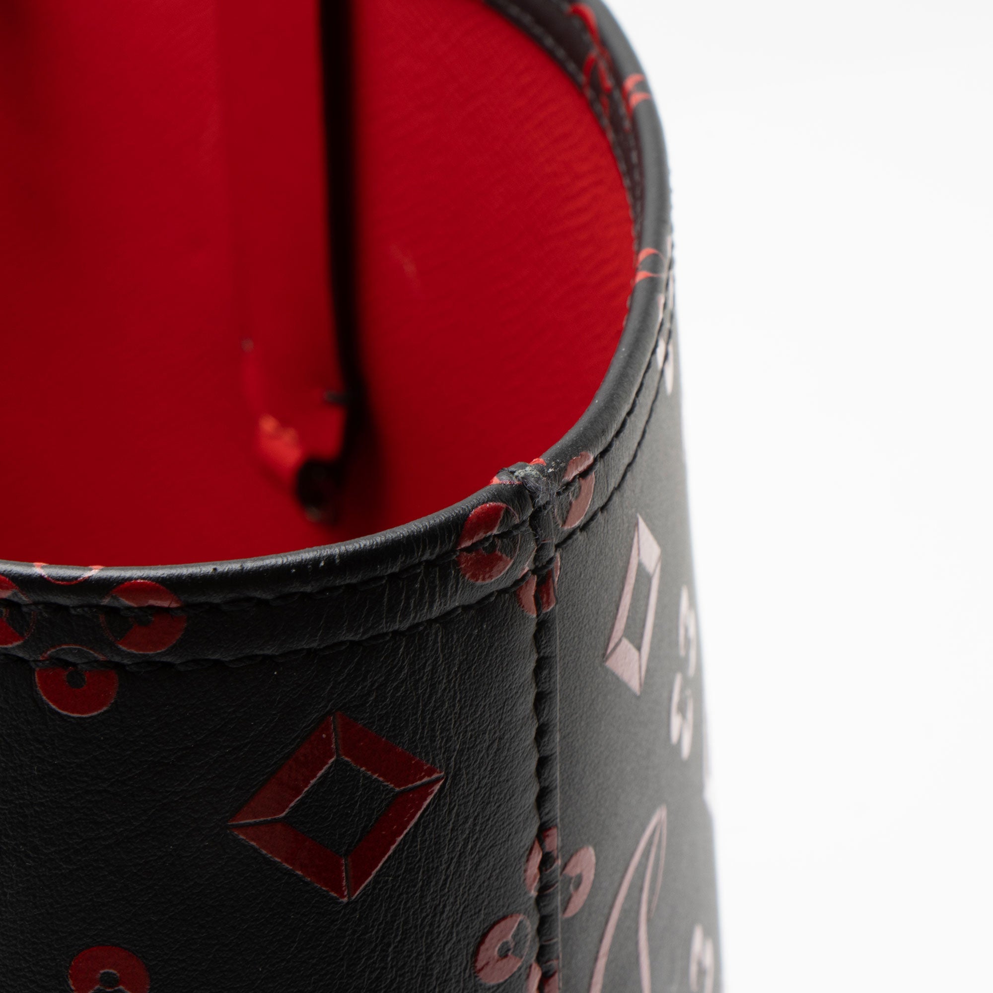 Christian Louboutin Leather Degrade Loubinthesky Spiked Cabata Tote
