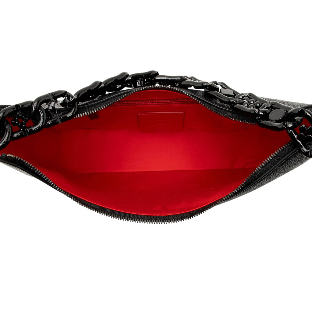 Christian Louboutin Leather Loubila Chain Shoulder Bag