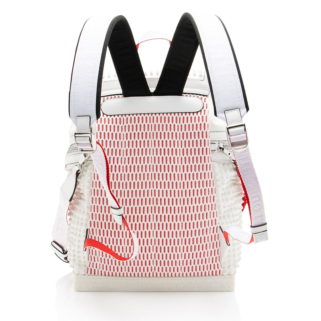Christian Louboutin Leather Spiked Explorafunk Backpack