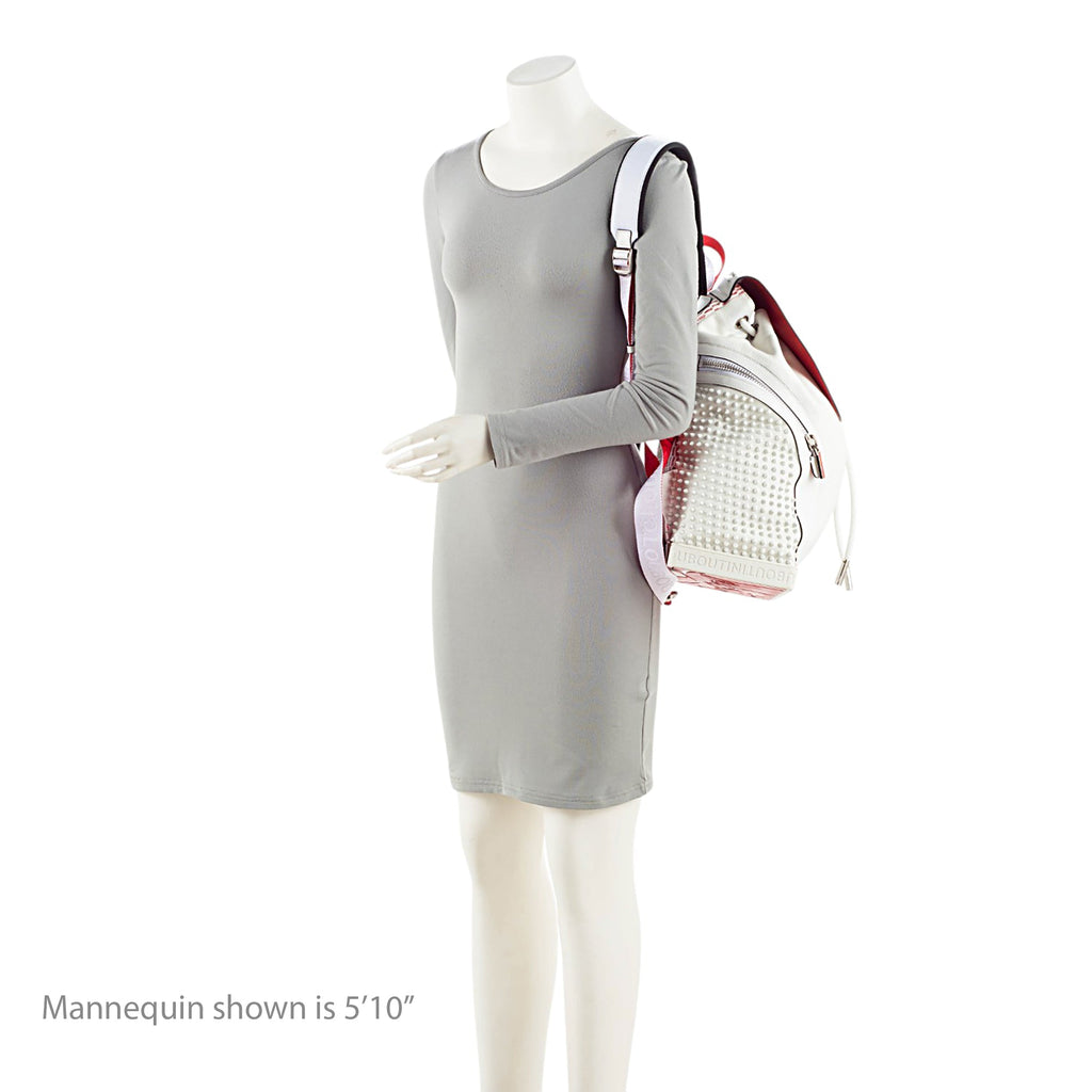 Christian Louboutin Leather Spiked Explorafunk Backpack