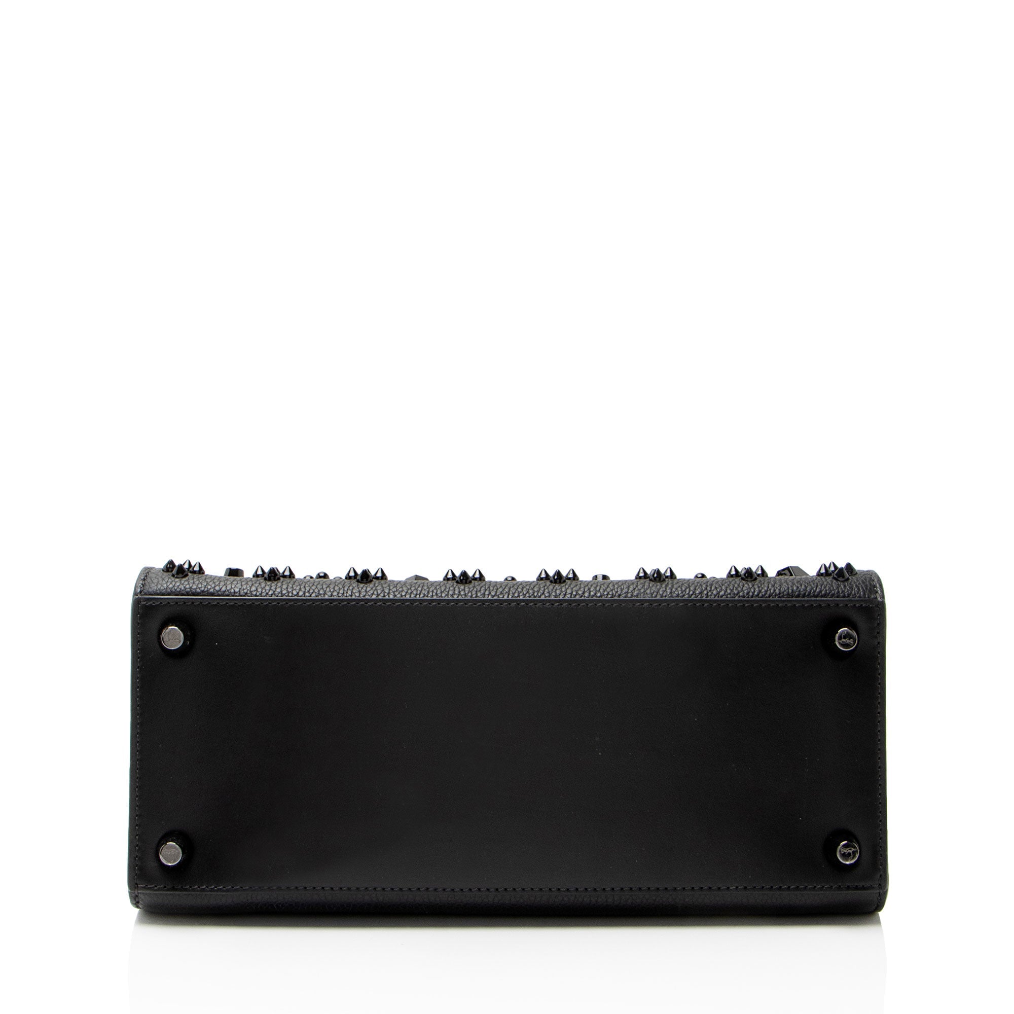 Christian Louboutin Leather Spiked Loubinthesky Paloma Medium Tote