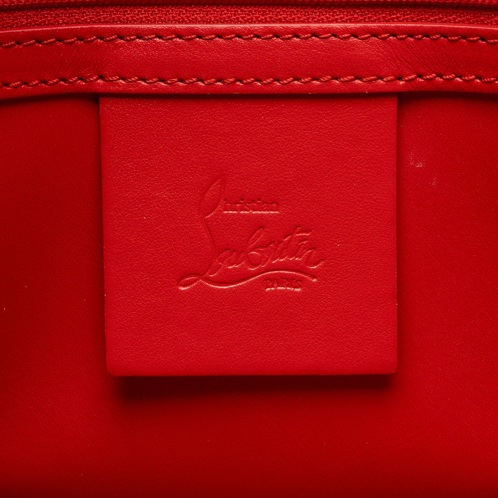 Christian Louboutin Leather Spiked Loubinthesky Paloma Medium Tote