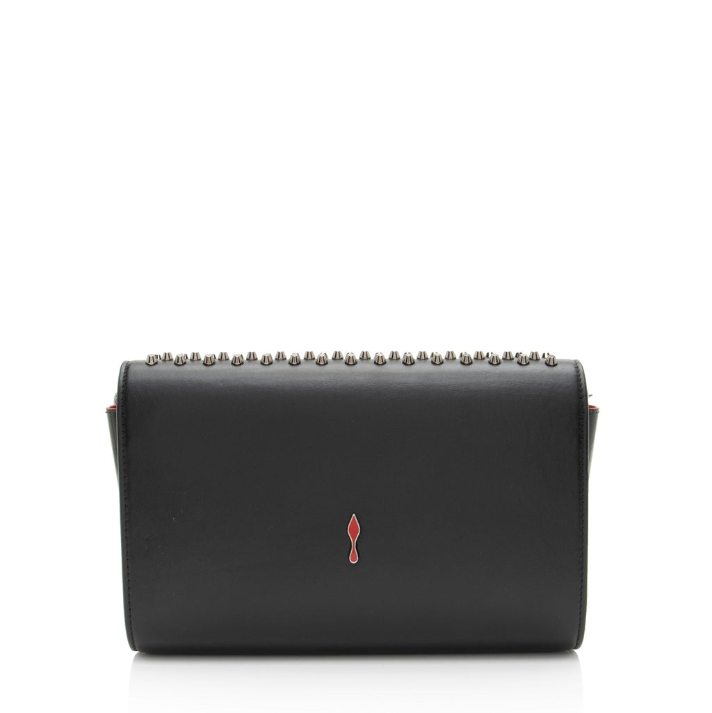 Christian Louboutin Leather Spiked Studs Paloma Wallet on Chain