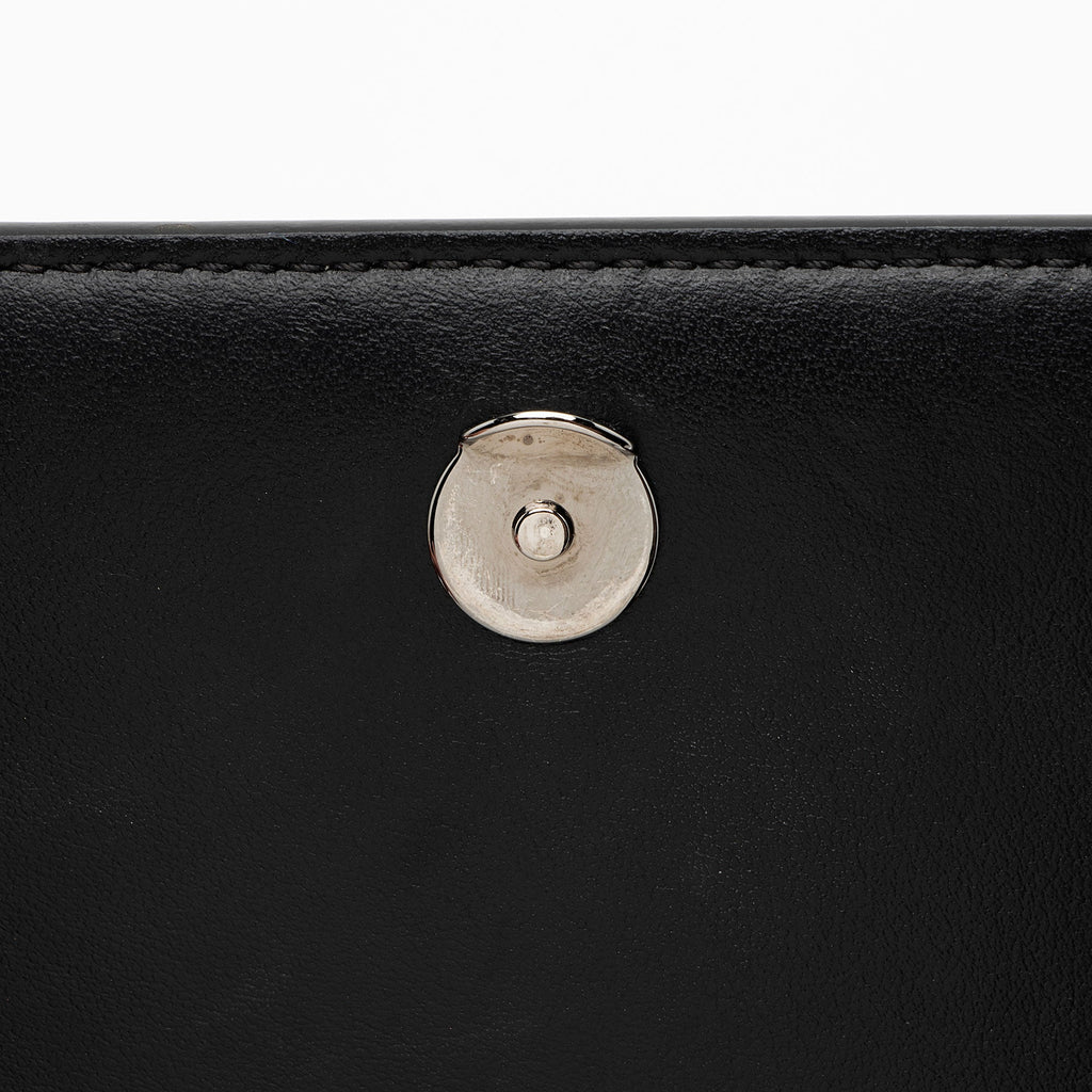 Christian Louboutin Leather Spiked Studs Paloma Wallet on Chain