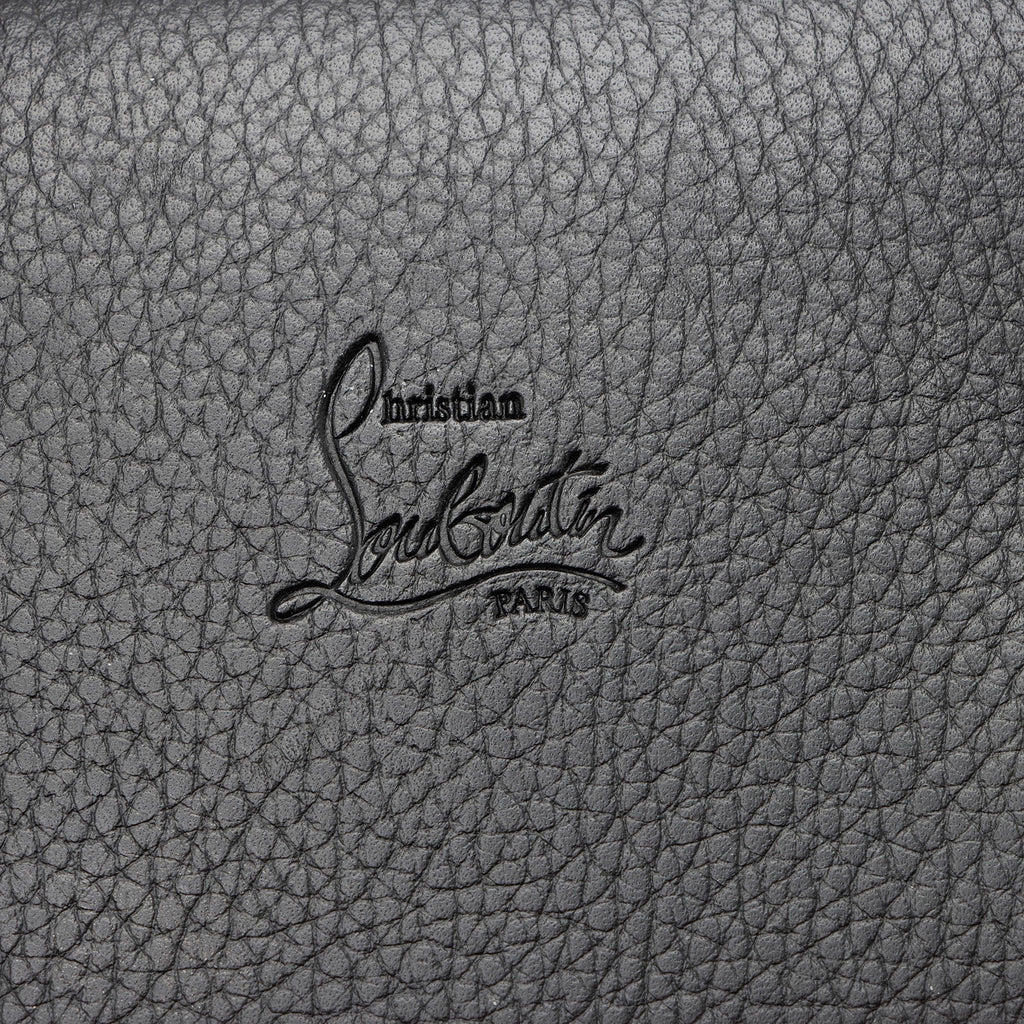 Christian Louboutin Leather Spiked Trictrac Portfolio Top Handle