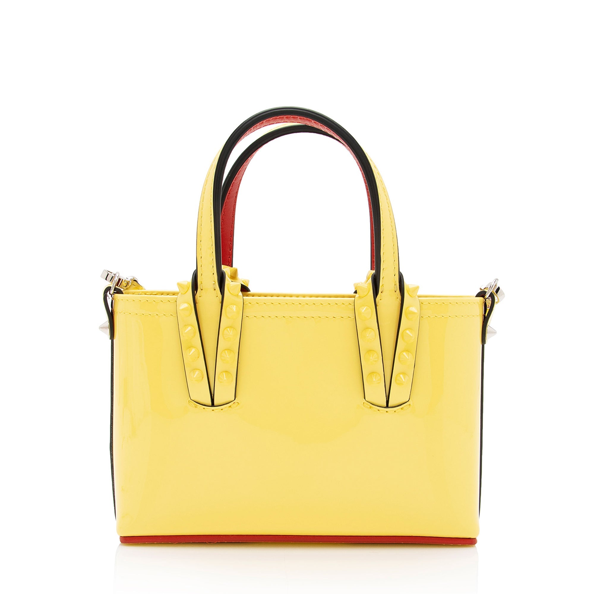 Christian Louboutin Patent Leather Cabata Nano Tote