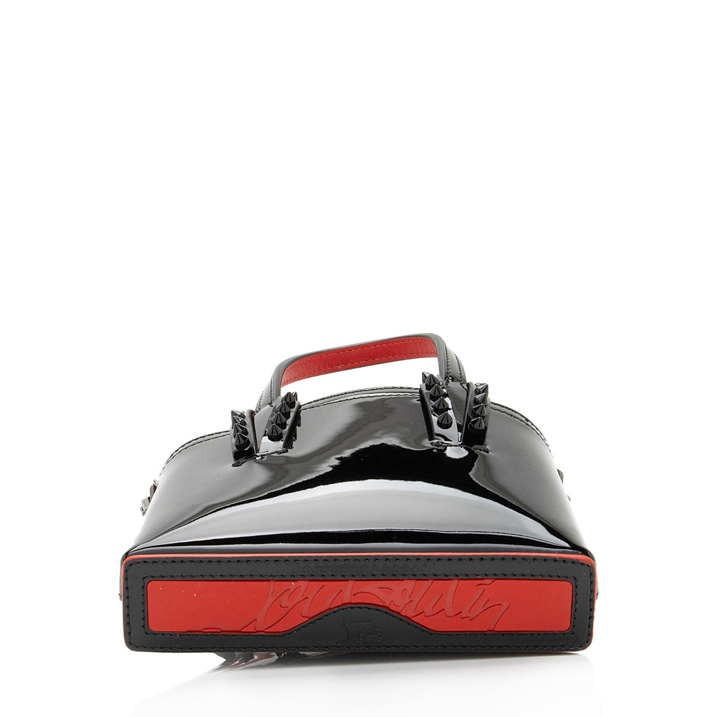 Christian Louboutin Patent Leather Cabata Mini Tote (SHF-JPmRvx)