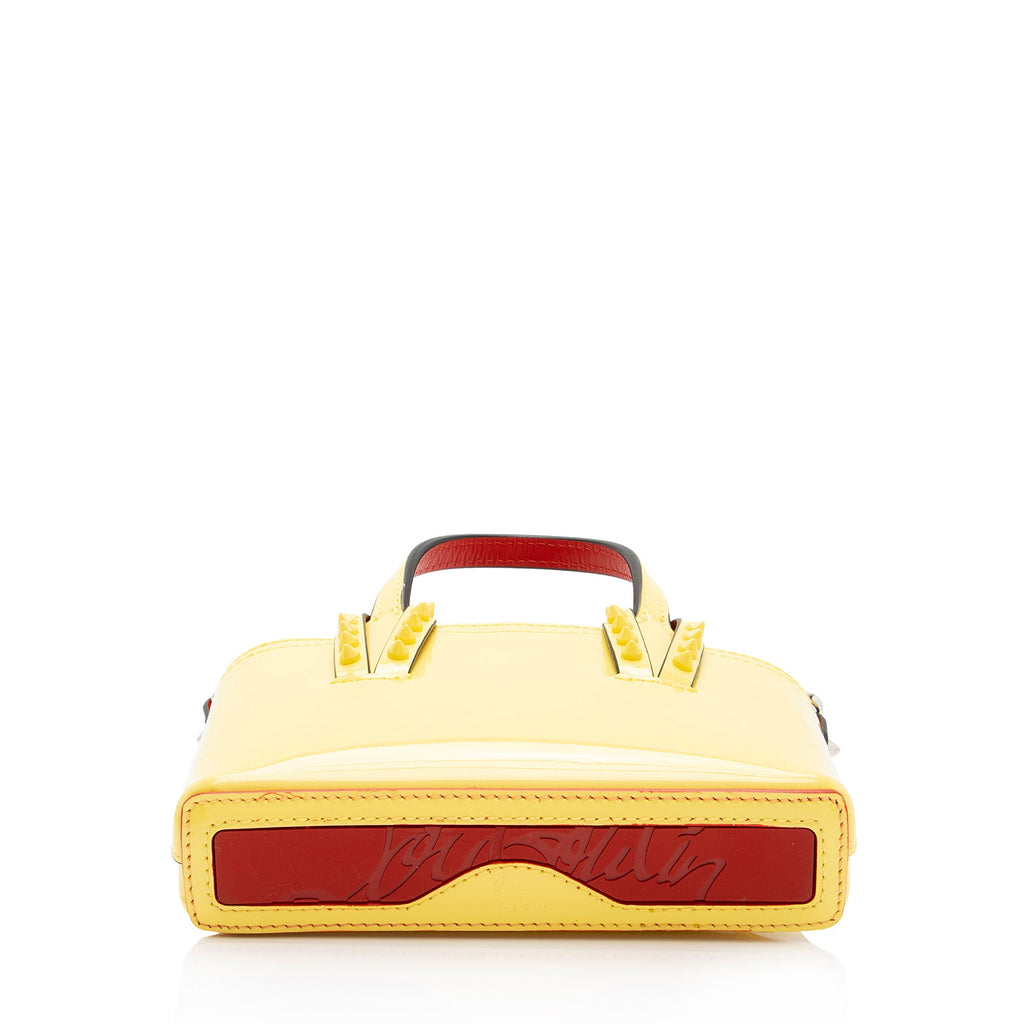 Christian Louboutin Patent Leather Cabata Nano Tote