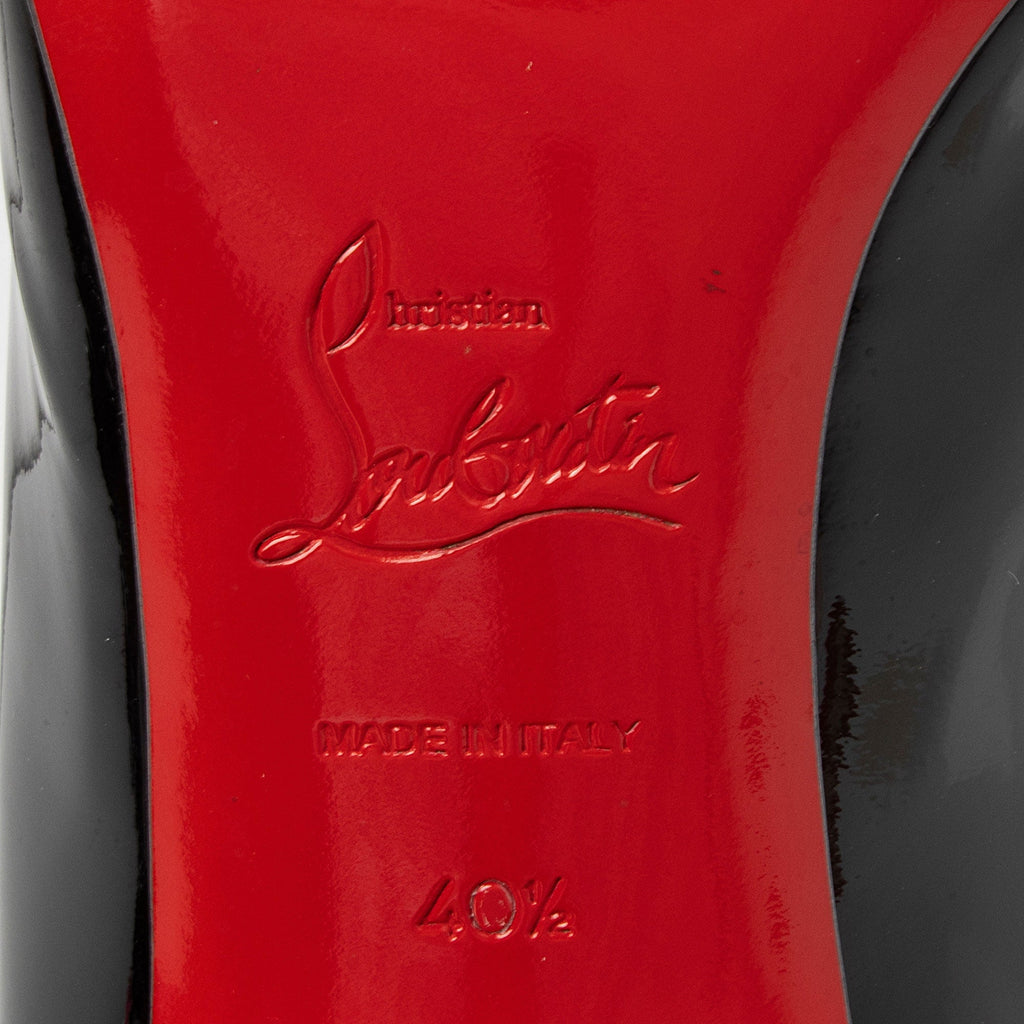 Christian Louboutin Patent Leather Pigalle Follies 100 Pumps - Size 10.5 / 40.5 (SHF-jPrVCQ)