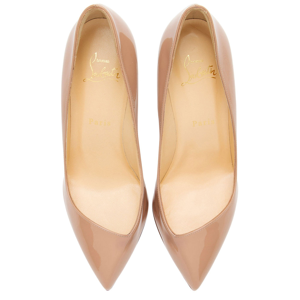 Christian Louboutin Patent Leather Corneille Pumps - Size 8 / 38