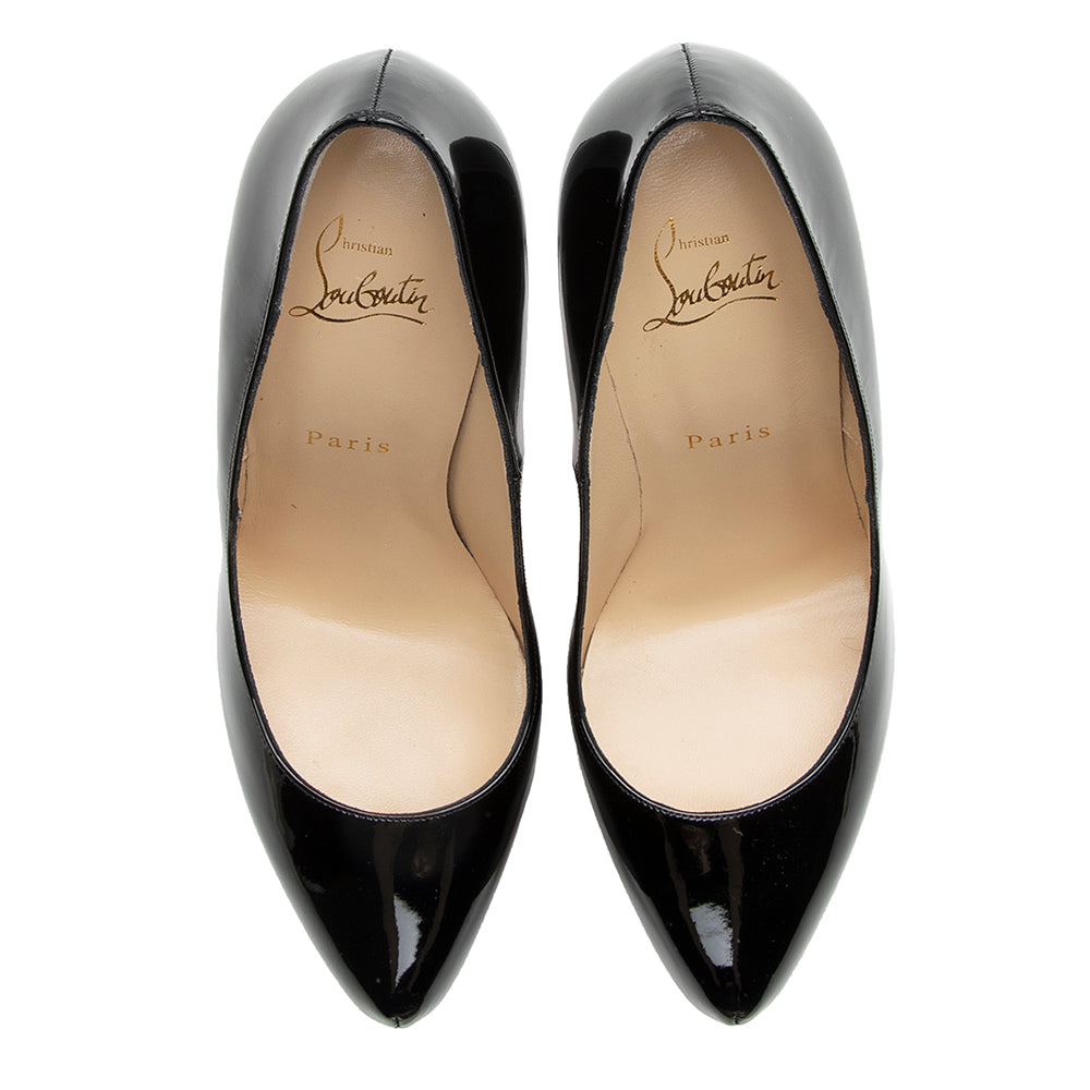 Christian Louboutin Patent Leather Daffodile Pumps - Size 10 / 40 (SHF-21816)