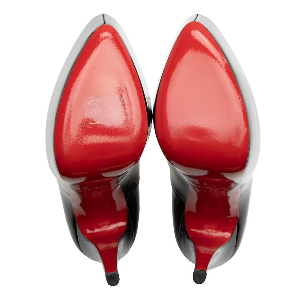 Christian Louboutin Patent Leather Daffodile Pumps - Size 10 / 40 (SHF-21816)