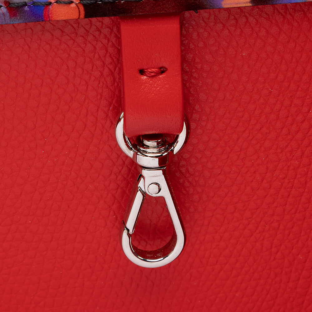 Christian Louboutin Patent Leather Discolaser Cabata Loubinthesky Small Tote (SHF-21342)