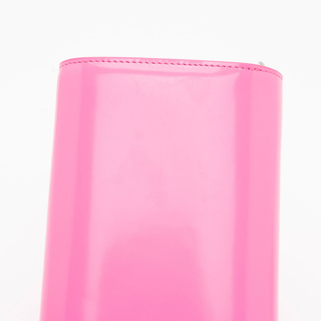 Christian Louboutin Patent Leather Loubi154 Chain Wallet