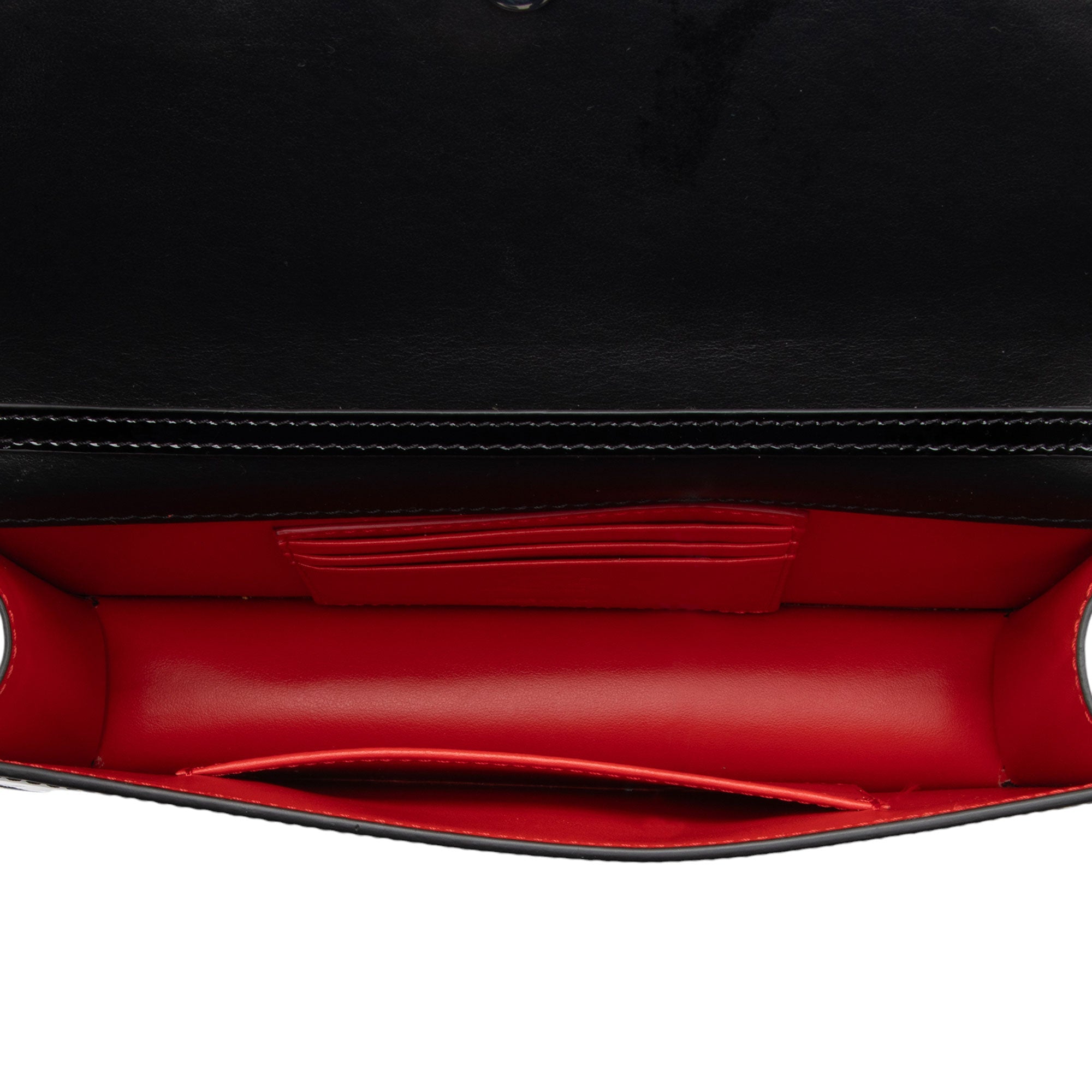Christian Louboutin Patent Leather Loubi54 Clutch (SHF-ZH1AVI)