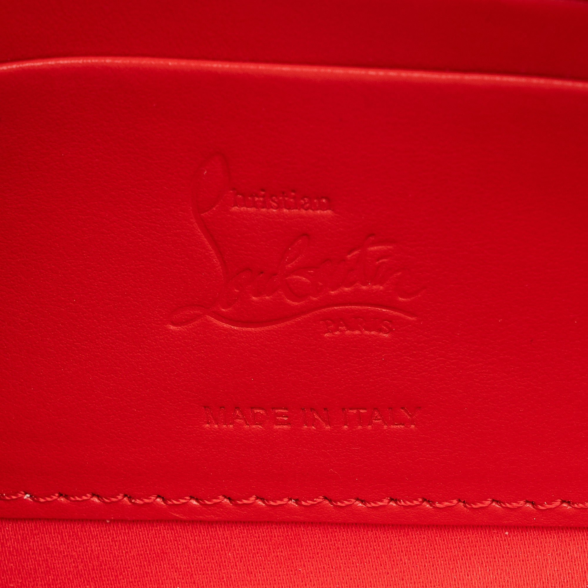 Christian Louboutin Patent Leather Loubitwist Clutch