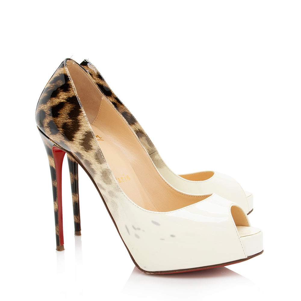 Christian Louboutin Patent Leather Pumps - Size 5.5 / 35.5 (SHF-17744)