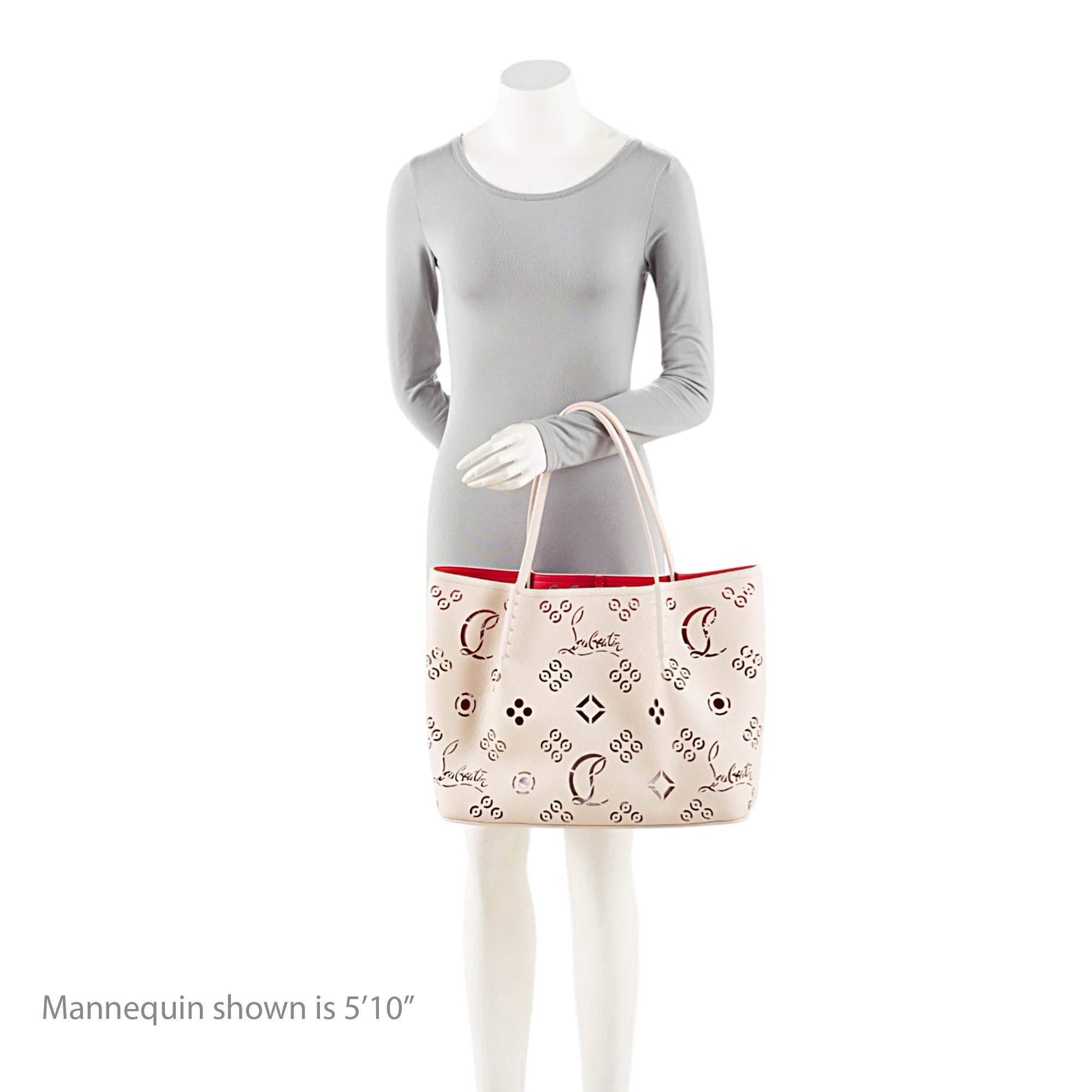 Christian Louboutin Perforated Leather Loubinthesky Cabarock Large Tote