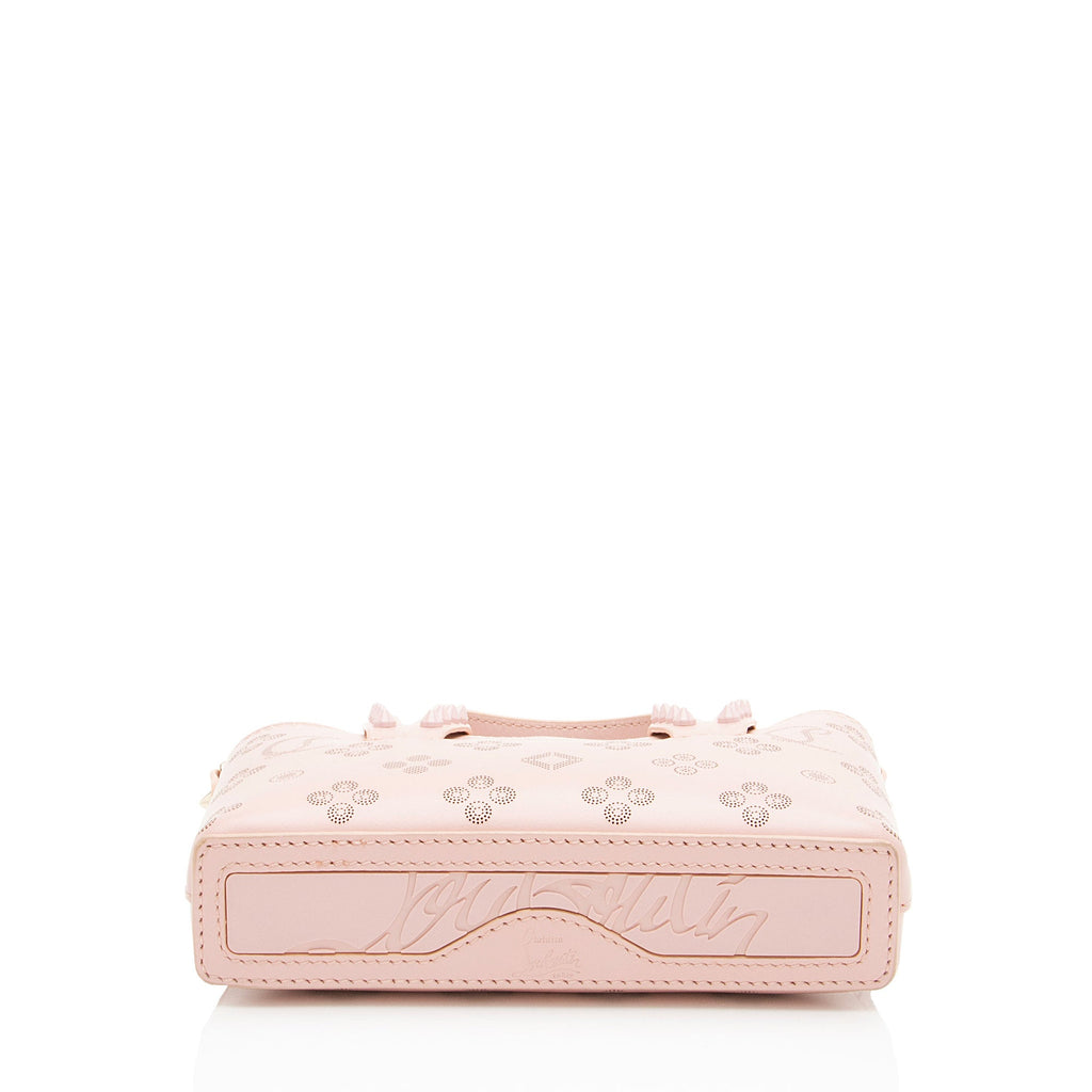 Christian Louboutin Perforated Leather Loubinthesky Cabata Nano Tote