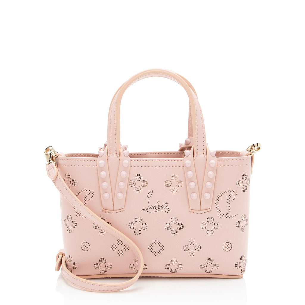 Christian Louboutin Perforated Leather Loubinthesky Cabata Nano Tote