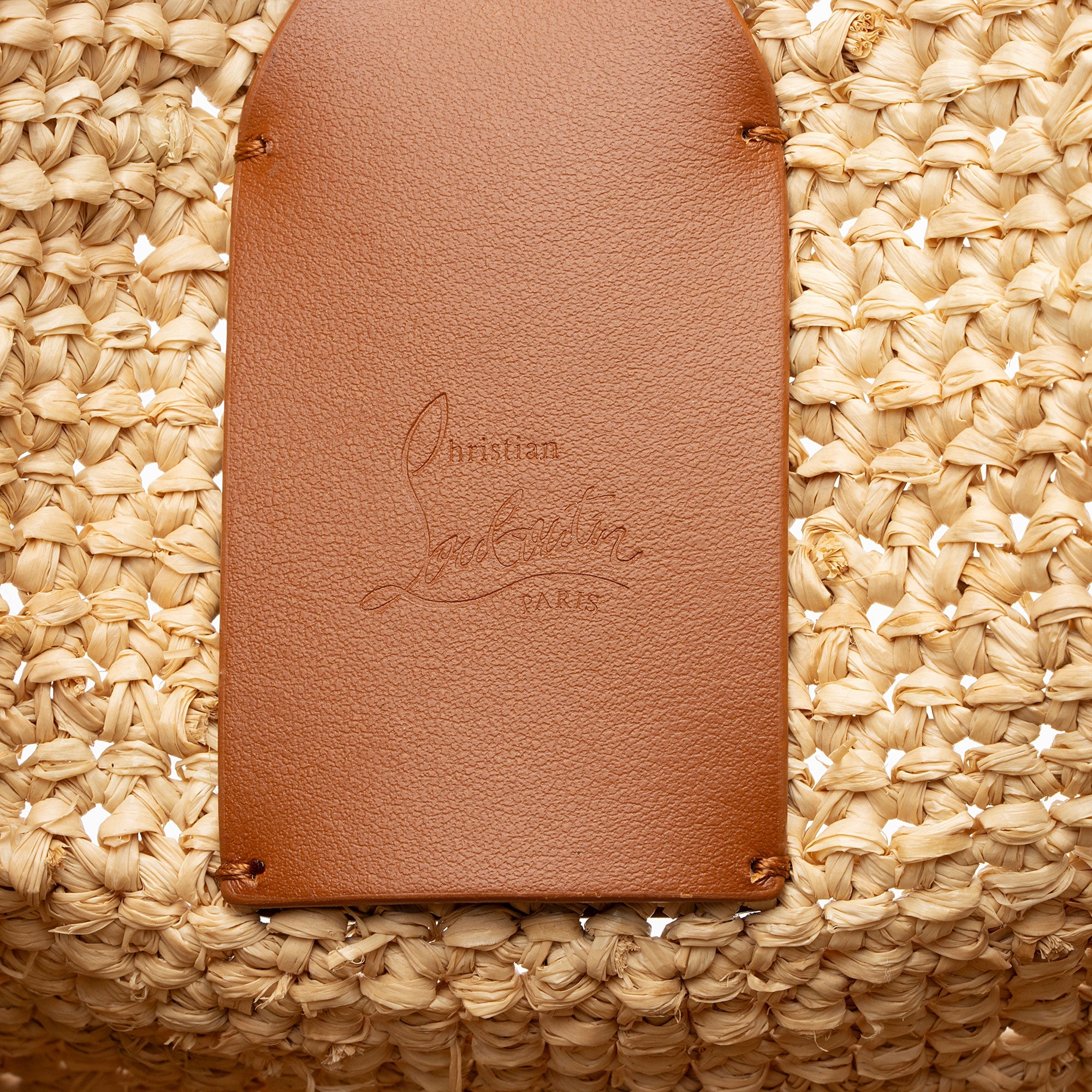 Christian Louboutin Raffia By My Side Large Tote