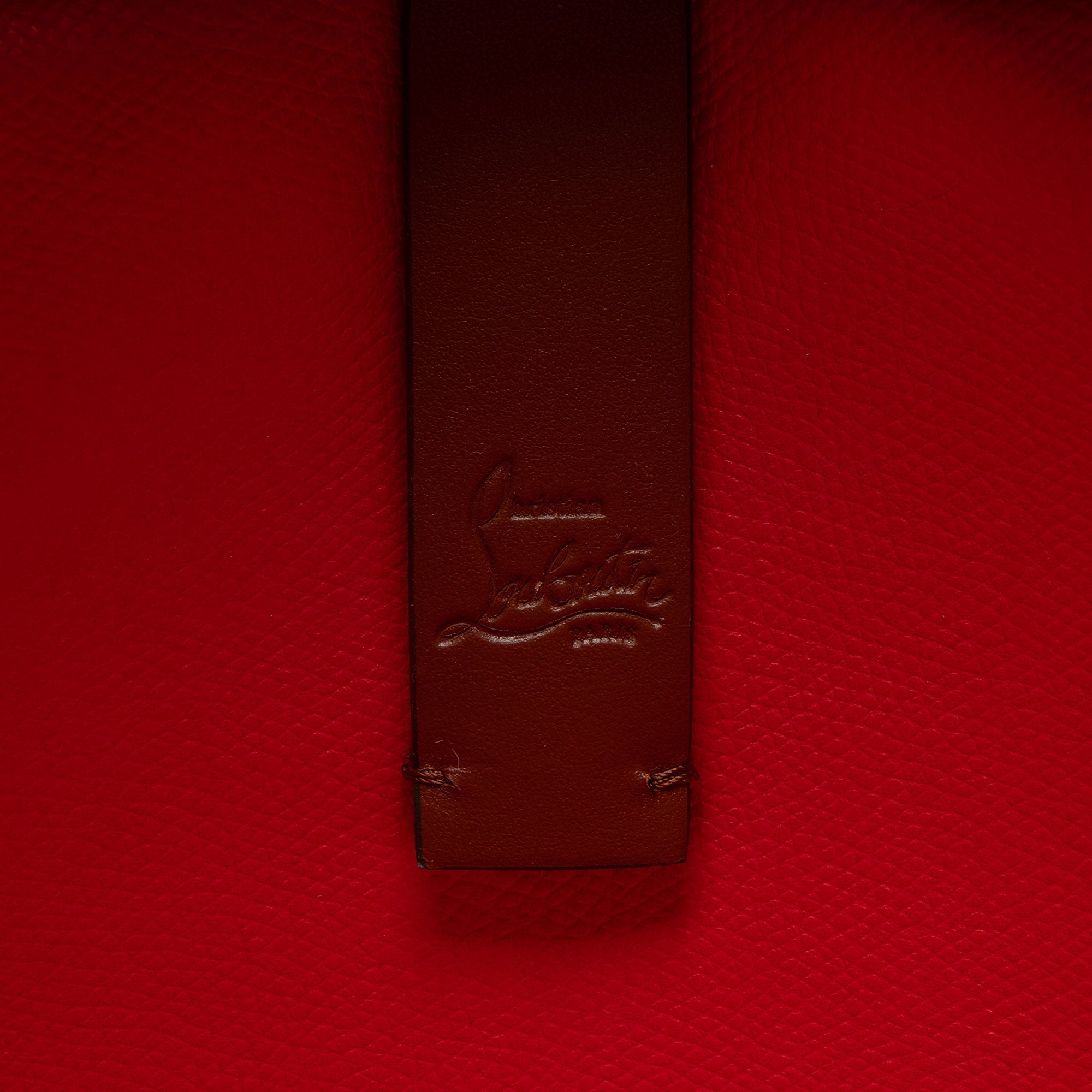 Christian Louboutin Shiny Croc Embossed Leather Cabata N/S Tote