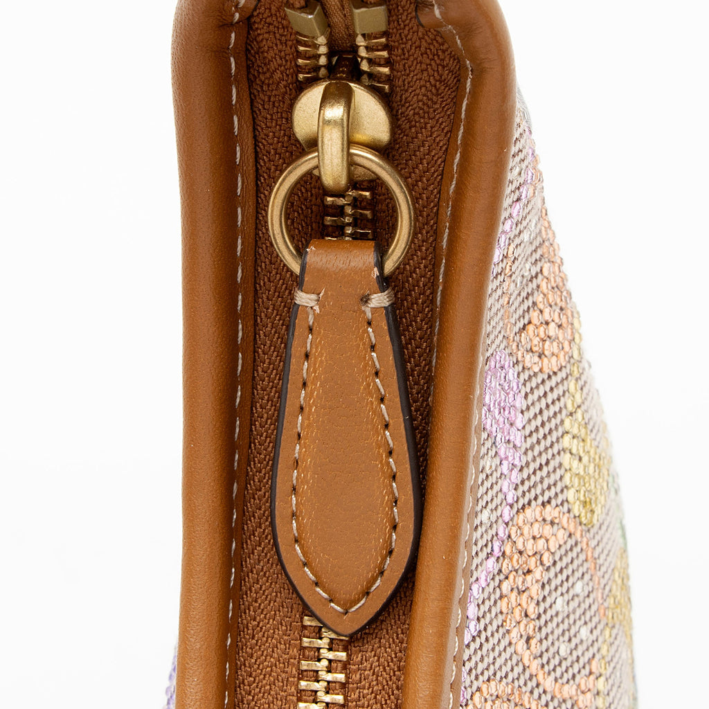 Coach Crystal Embellished CC Hamptons Hobo