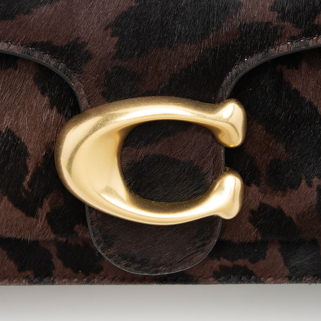 Coach Leopard Calf Hair Tabby 26 Shoulder Bag