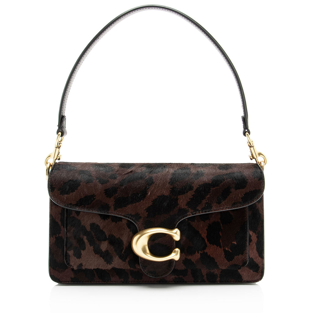 Coach Leopard Calf Hair Tabby 26 Shoulder Bag