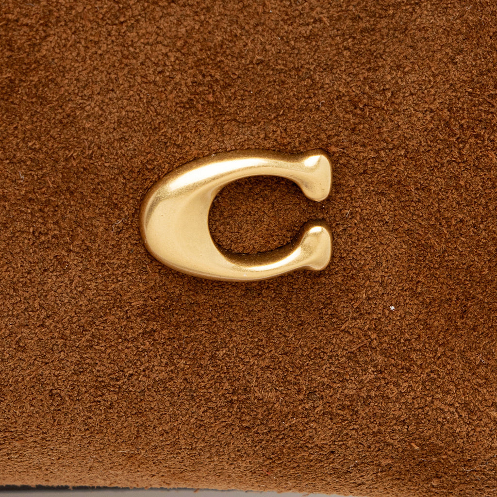 Coach Suede Lana 19 Shoulder Bag