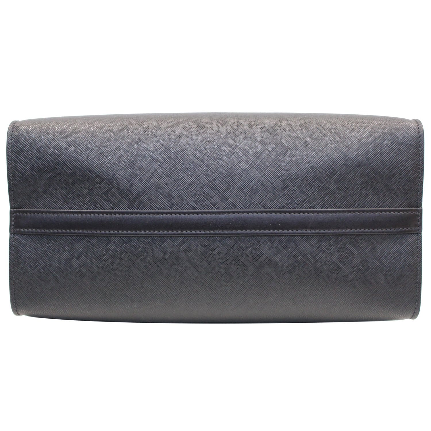 PRADA Paradigme Saffiano Leather Tote Shoulder Bag Black