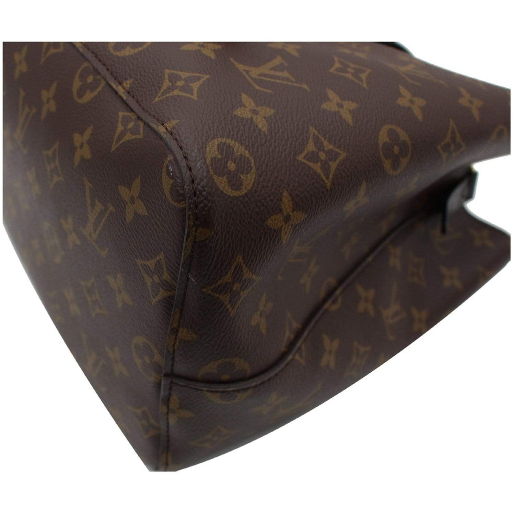 LOUIS VUITTON Neonoe Monogram Canvas Shoulder Bag Brown