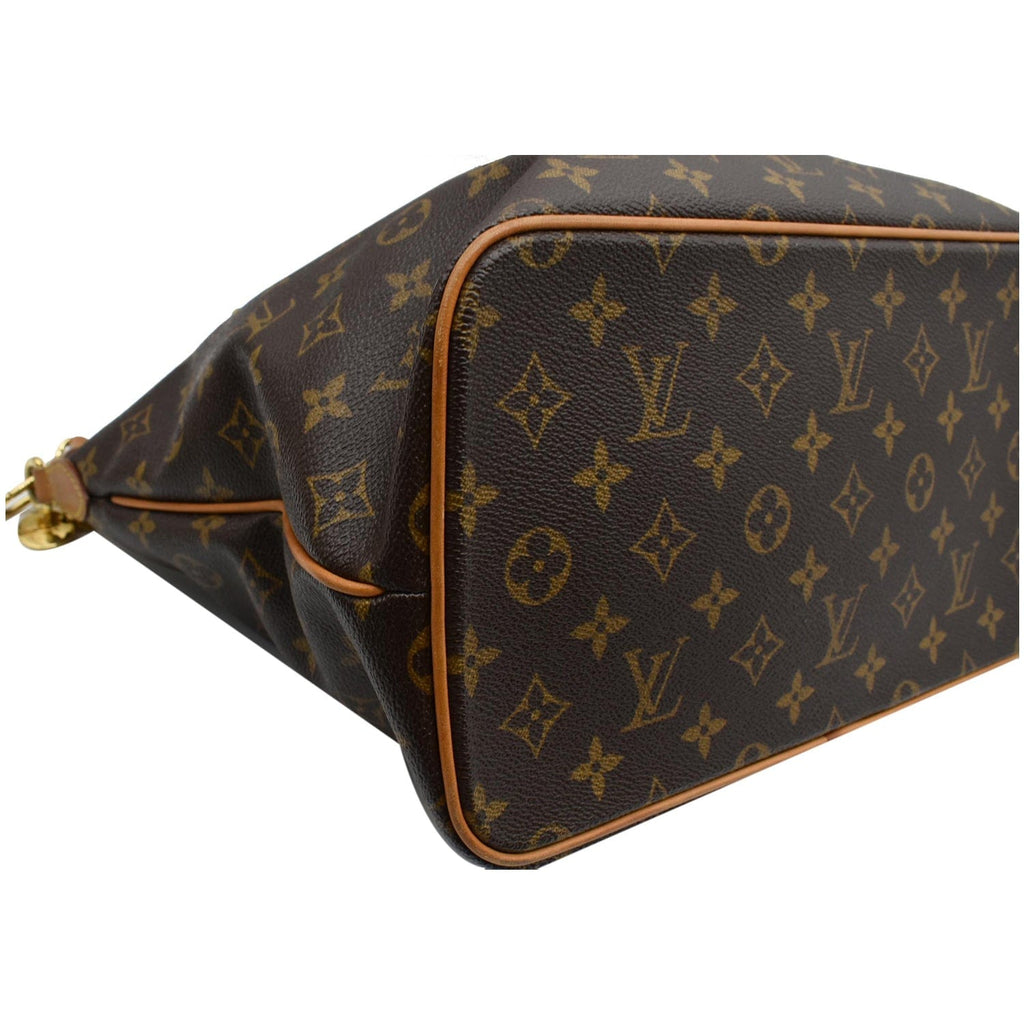 LOUIS VUITTON Palermo PM Monogram Canvas Shoulder Bag Brown