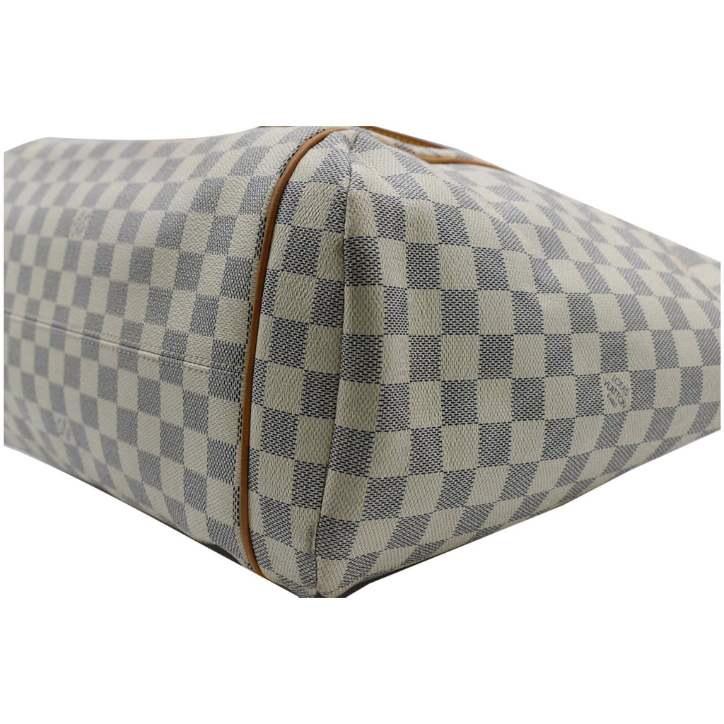 LOUIS VUITTON Totally GM Damier Azur Shoulder Bag White