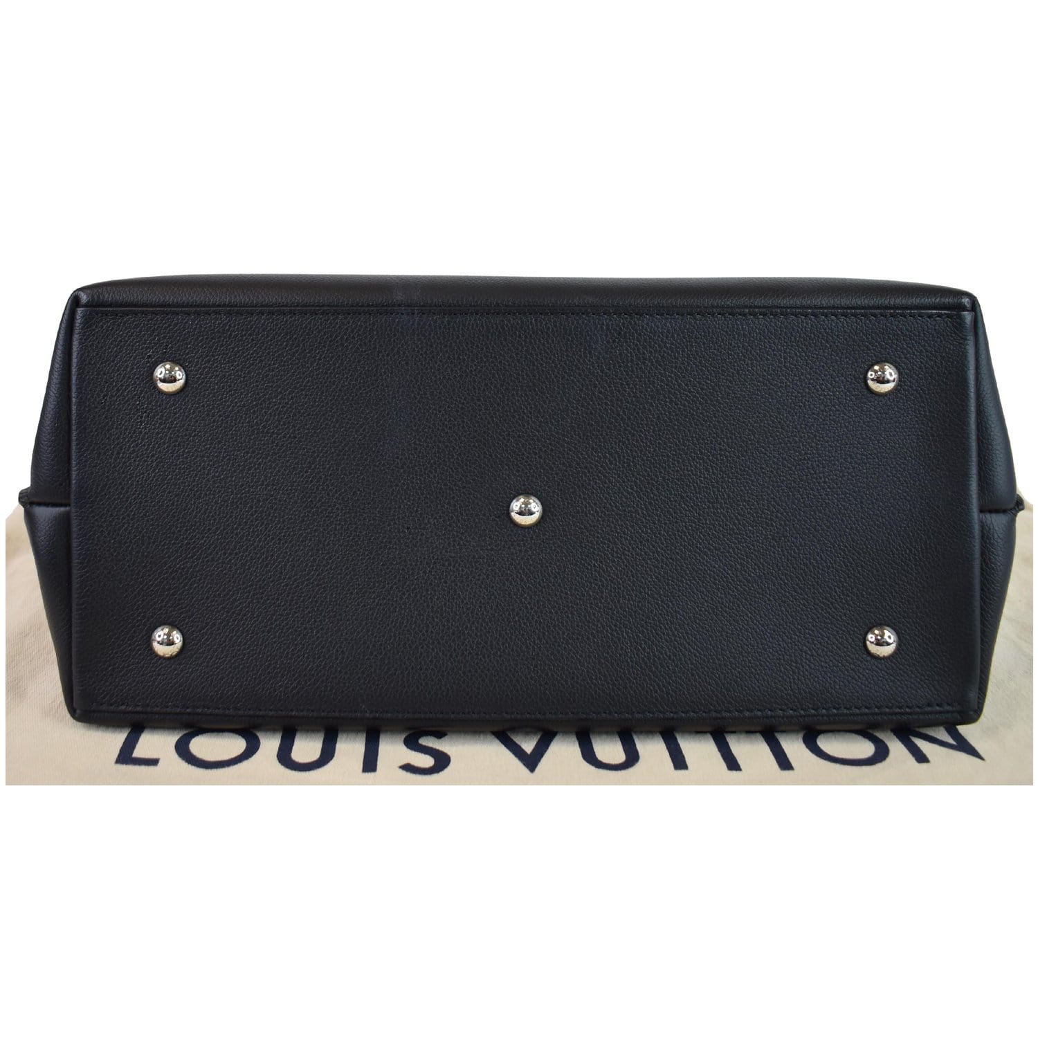 LOUIS VUITTON Lockme Day Grained Calf 2way Shoulder Bag Black