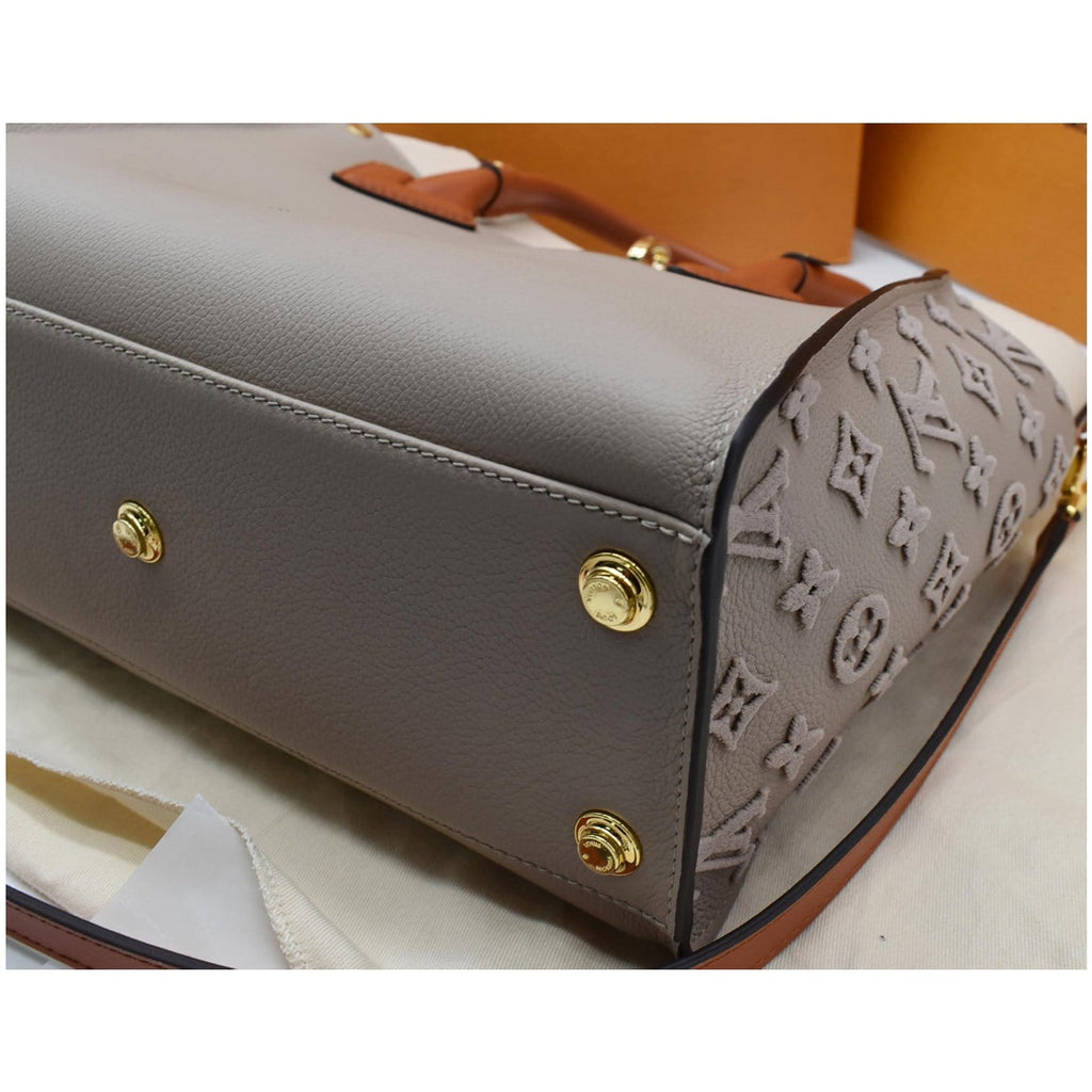 LOUIS VUITTON On My Side MM Monogram Tufting Shoulder Bag Galet