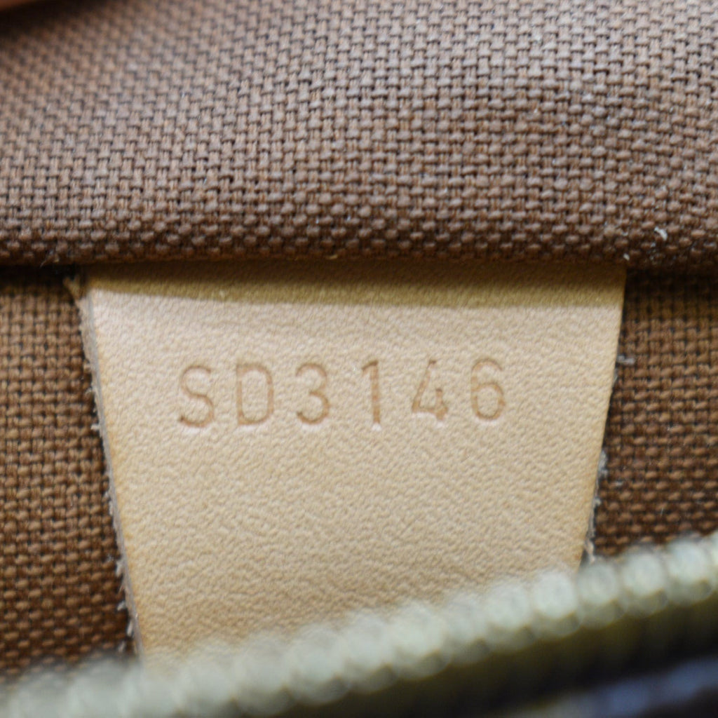 LOUIS VUITTON Speedy 25 Bandouliere Monogram Canvas Shoulder Bag Brown