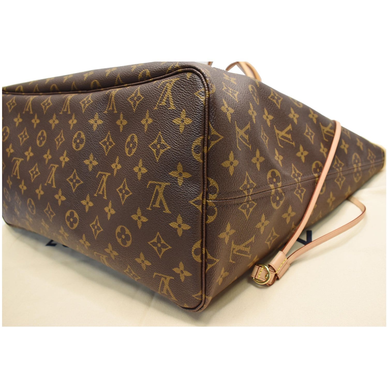 LOUIS VUITTON Neverfull GM Monogram Canvas Shoulder Bag Brown