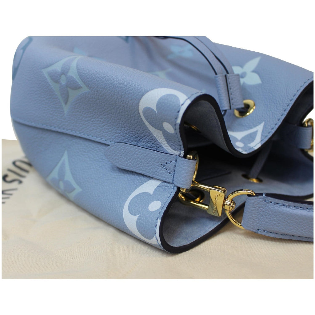 LOUIS VUITTON NeoNoe BB Monogram Empreinte Shoulder Bag Summer Blue