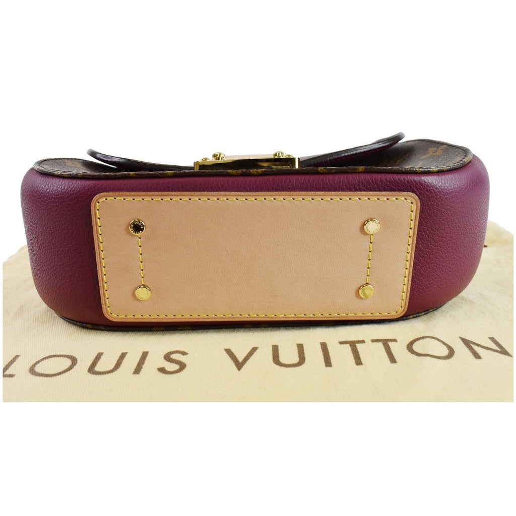 LOUIS VUITTON Eden PM Monogram Canvas Shoulder Bag Brown