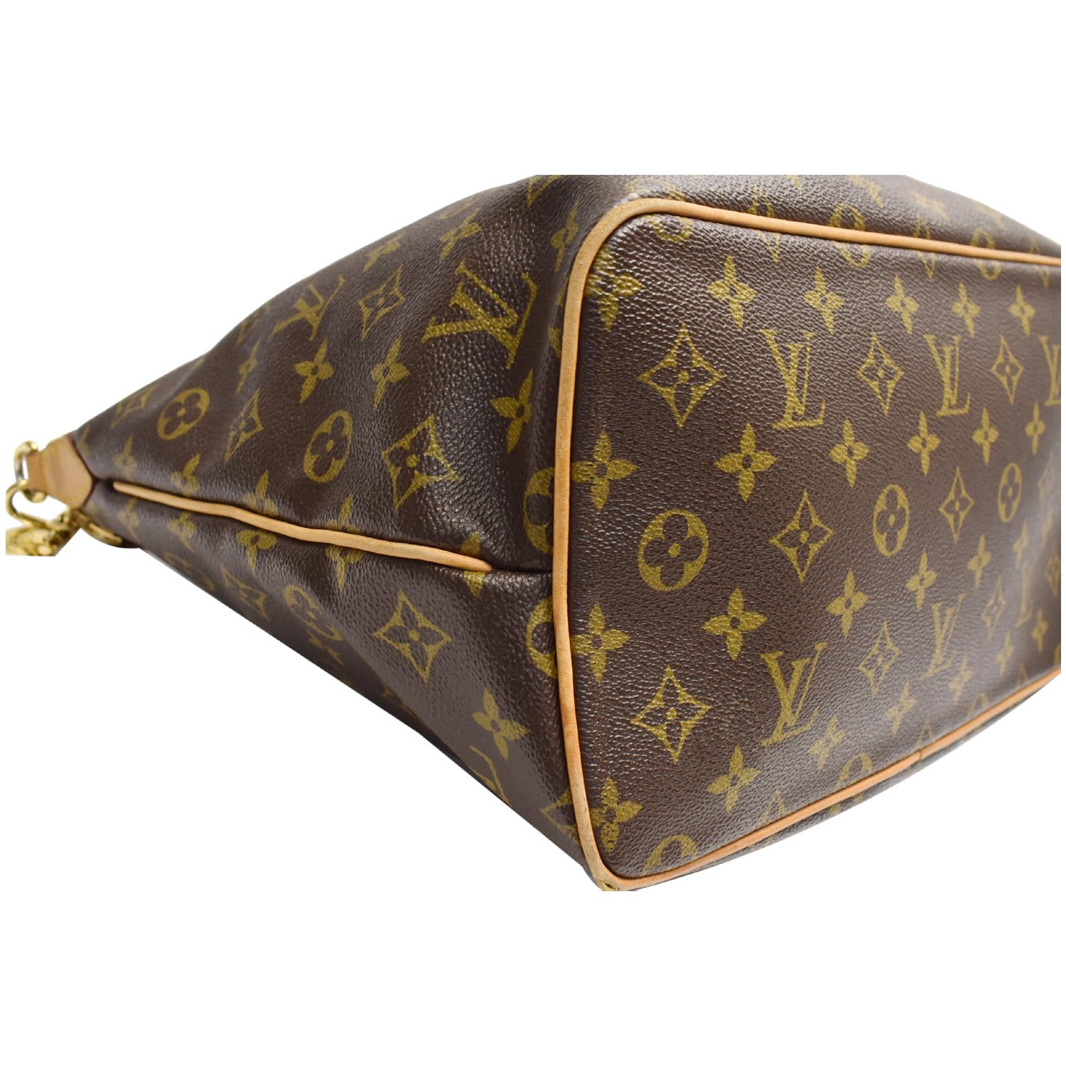 LOUIS VUITTON Palermo PM Monogram Canvas Shoulder Bag Brown