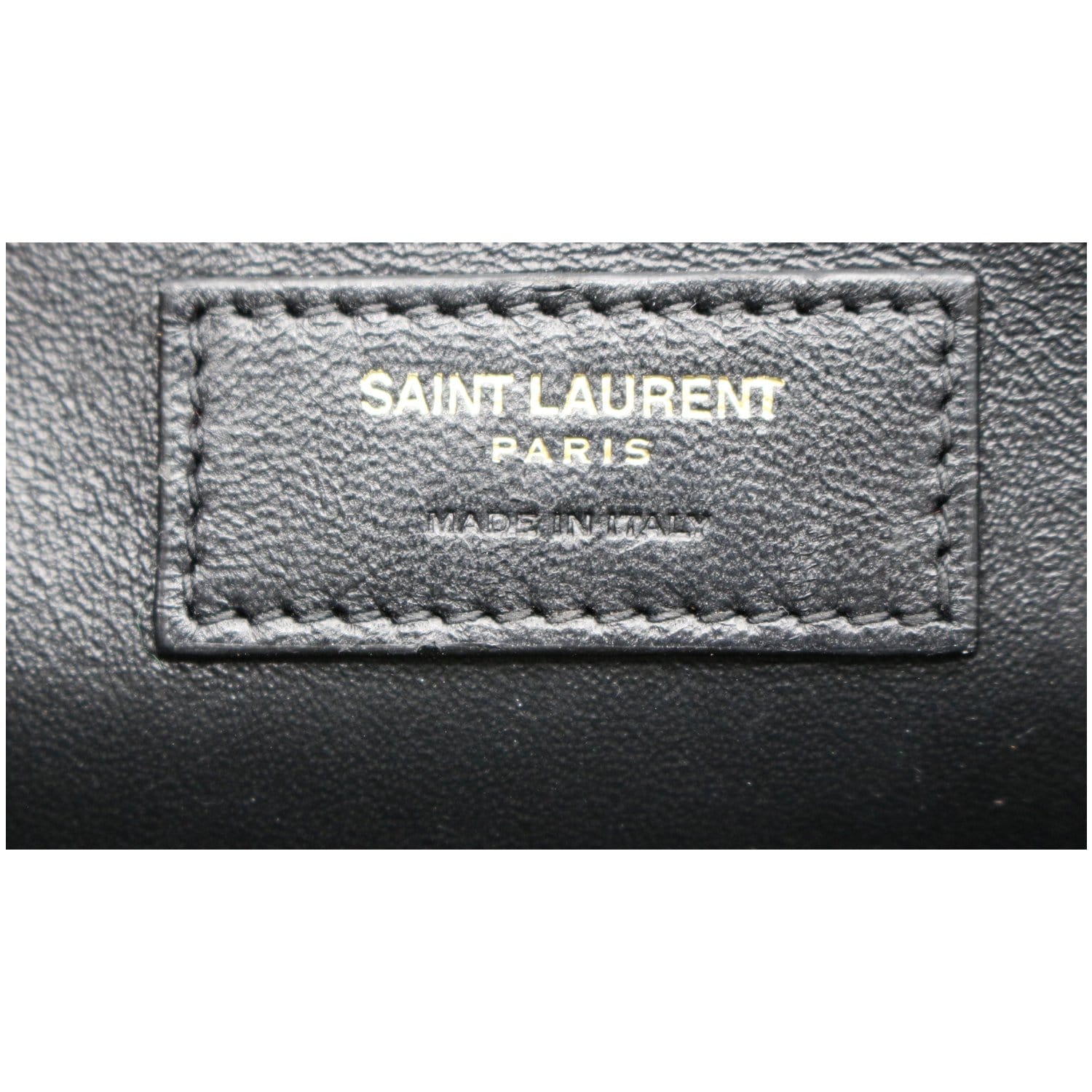 YVES SAINT LAURENT Uptown Medium Leather Tote Bag White