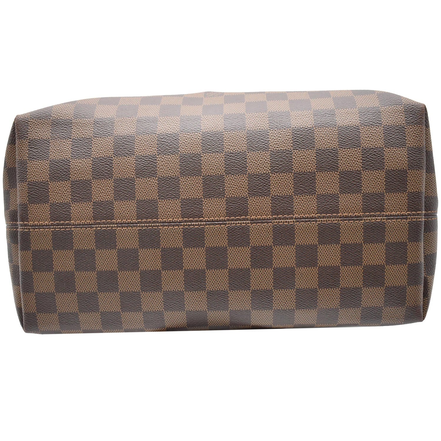 LOUIS VUITTON Iena MM Damier Ebene Shoulder Bag Brown