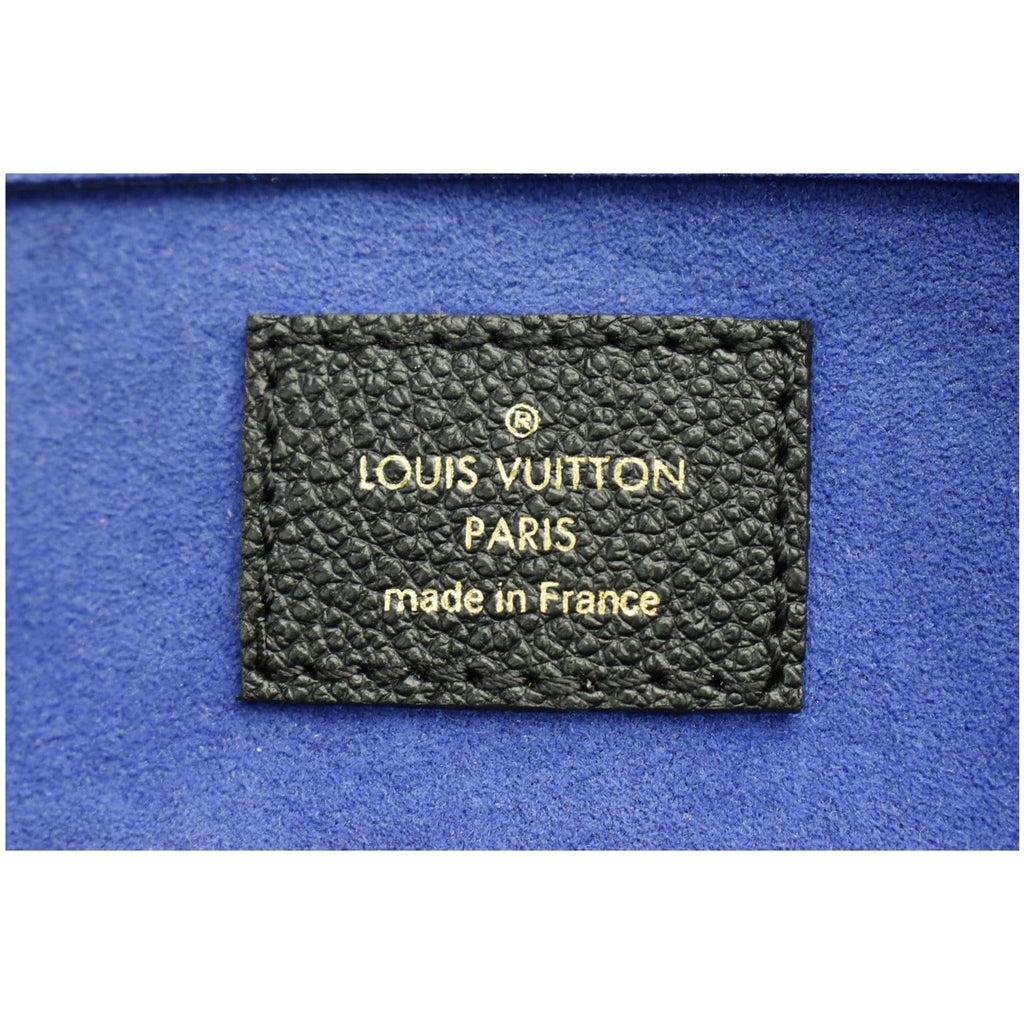 LOUIS VUITTON Neo Alma PM Monogram Empreinte Satchel Shoulder Bag Black