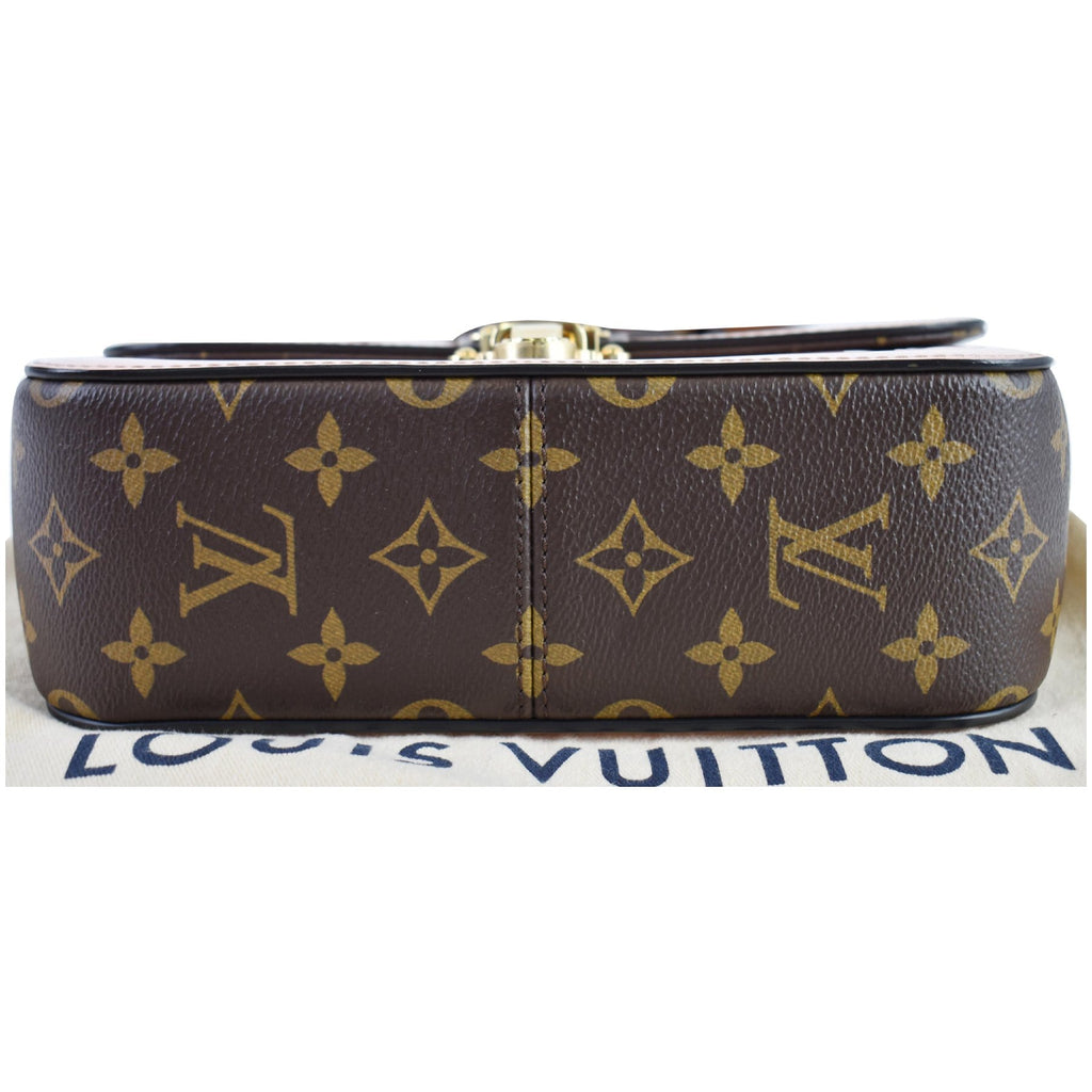 LOUIS VUITTON Cherrywood BB Patent Leather Shoulder Bag Rose Ballerine