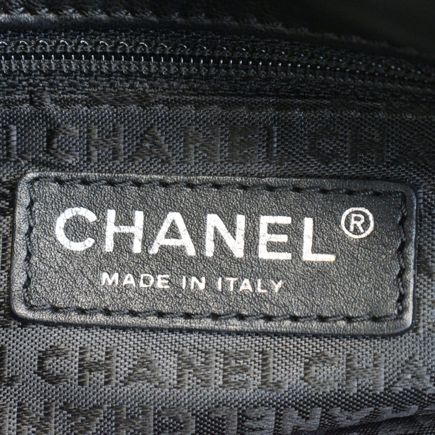 CHANEL Double Foldover Twist Closure Smooth Lambskin Tote Bag Black