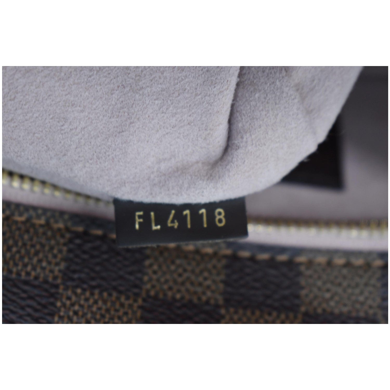 LOUIS VUITTON Jersey Damier Ebene Shoulder Bag Magnolia