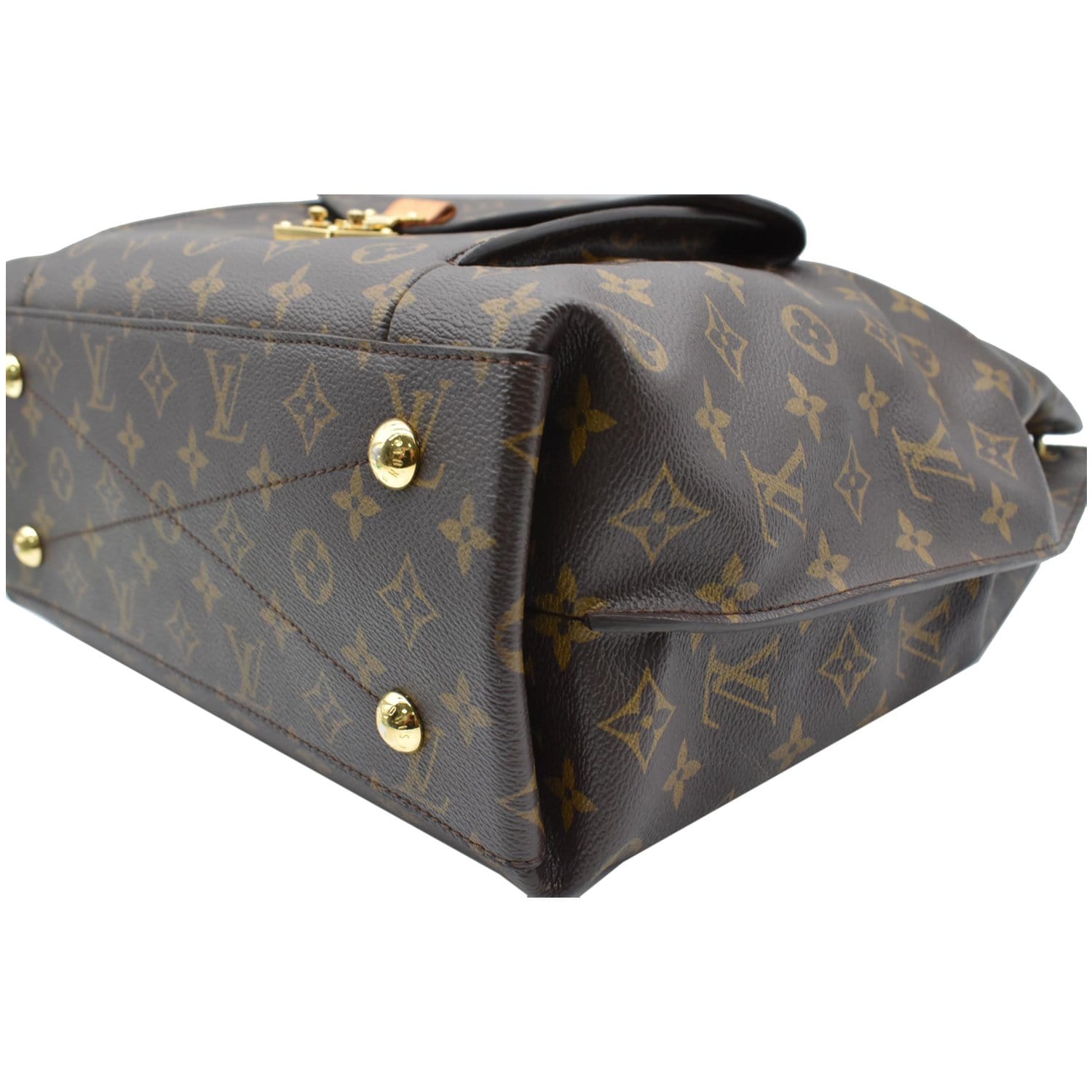 LOUIS VUITTON Metis Hobo Monogram Canvas Shoulder Bag Brown