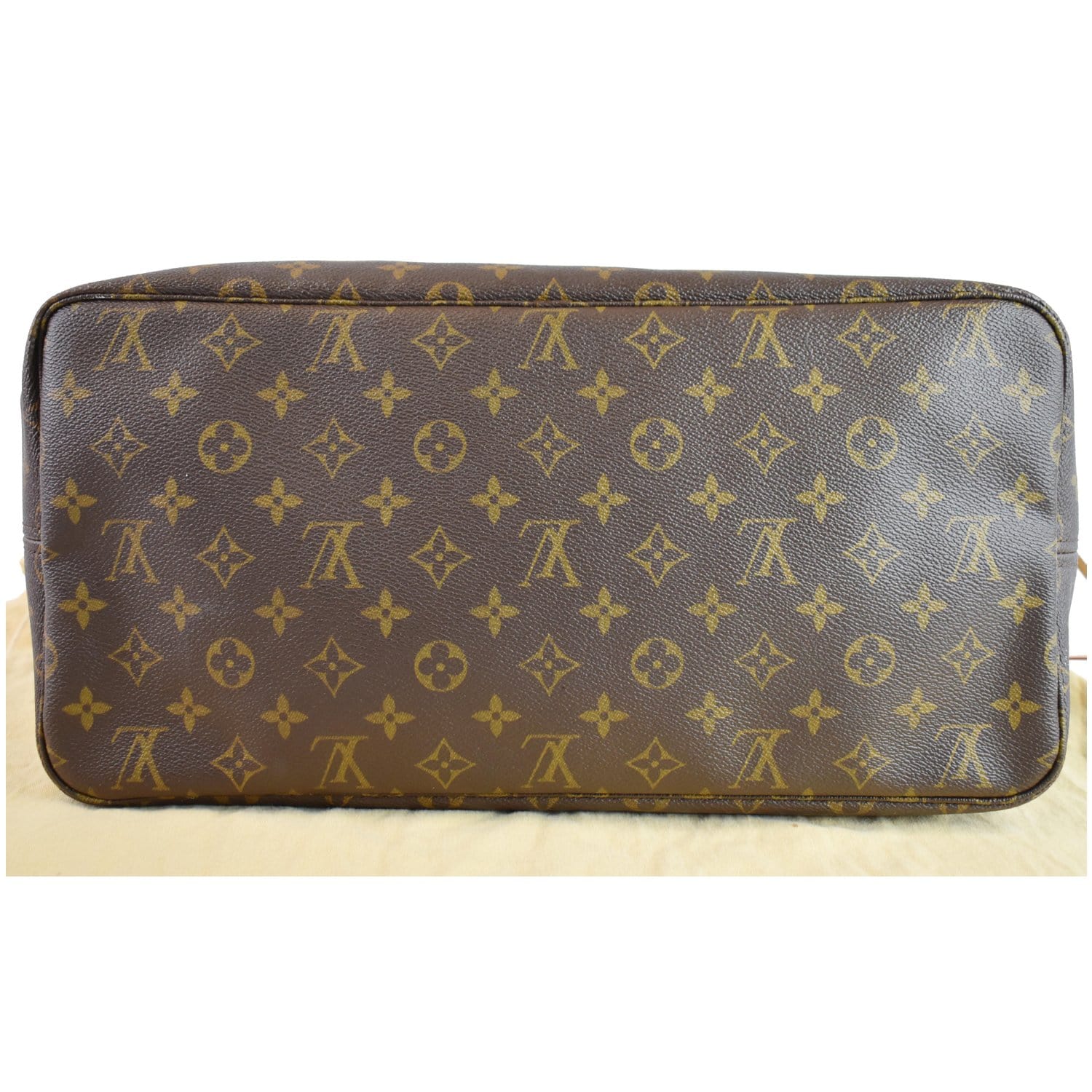 LOUIS VUITTON Neverfull GM Monogram Canvas Tote Shoulder Bag Brown